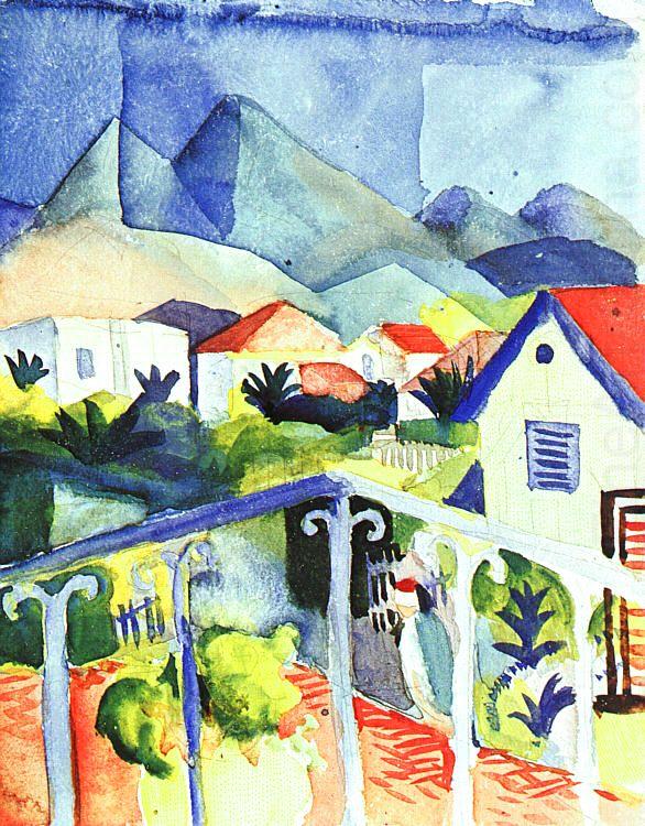 St.Germain near Tunis, August Macke